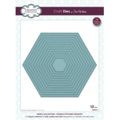 Creative Expressions Craft Dies - Double Stitched Hexagon